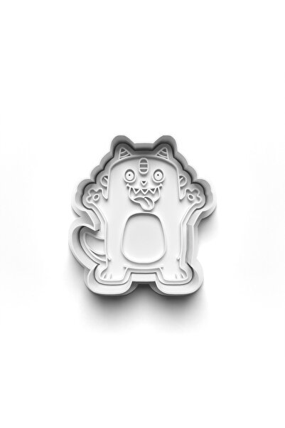 Adana Pasta Malzemeleri قالب وطوابع كوكيز مونسترز 3D-0071_3