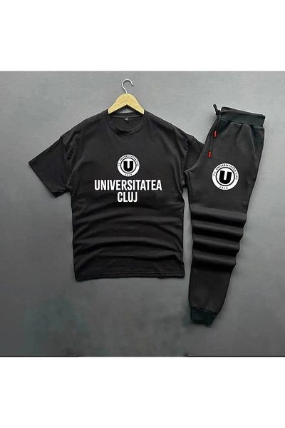 Pisa Art Fc Universitatea Cluj T-Shirt + Sweatpants 2-Piece Combination Set