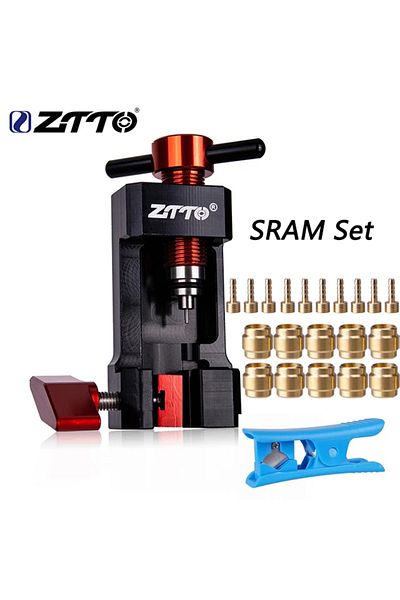 Choice Watermelon red ZTTO Bicycle Hydraulic Disc Brake Oil Needle Tool Driver Hose Cutter Cable Pliers Oli