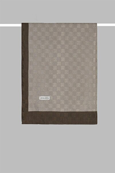 ARMANDA شال لعبة الداما مونوغرام - مدخن