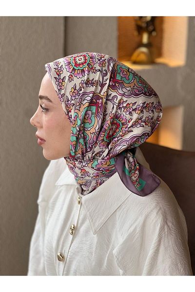 Modakaşmir April Pattern Cotton Scarf