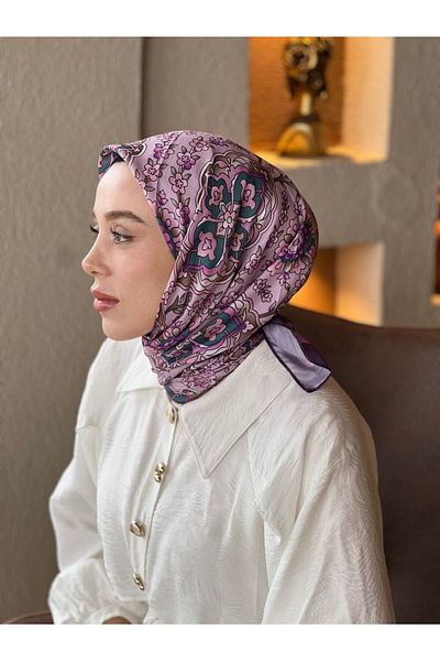 Modakaşmir Eșarfă din bumbac cu model aprilie