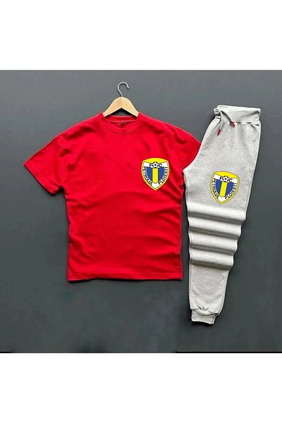 Pisa Art Petrolul Ploiești T-Shirt + Sweatpants 2-Piece Combination Suit