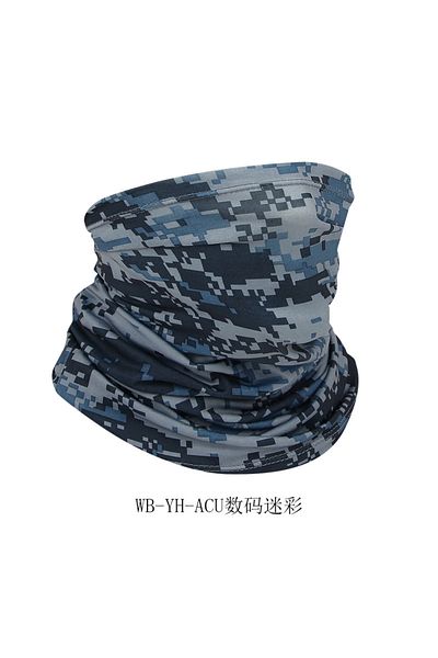 Desert&Fox digital camouflage Desert Fox Outdoor Ice Silk Sun Protection Bib Spring and Summer Motorcycle Neck