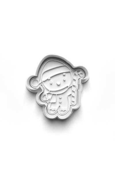 Adana Pasta Malzemeleri خبز الزنجبيل رجل قالب الكعكة القاطع والختم 3D-0177_3