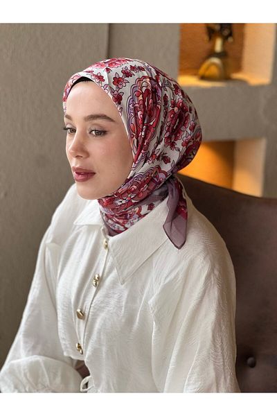 Modakaşmir April Pattern Cotton Scarf