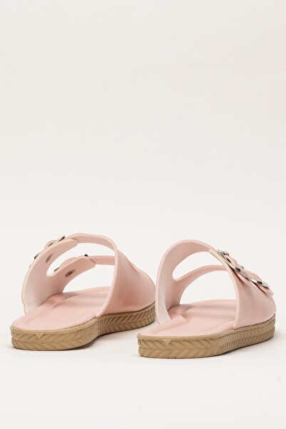 Liger Γυναικείες παντόφλες με ρυθμιζόμενη αγκράφα με διπλό λουράκι POWDER