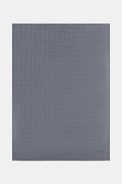Vakko Σάλι Pamuk İpek Monogram 40752-γκρι