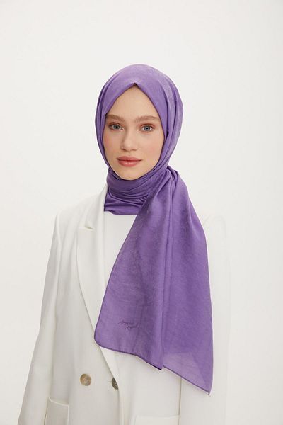 Armine Trend Işıl Shawl 1 - Cotton - Ats1ısl-537 - Lilac