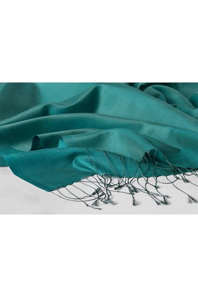 ARMANDA Kroren 4026-Şal mătăsos verde smarald