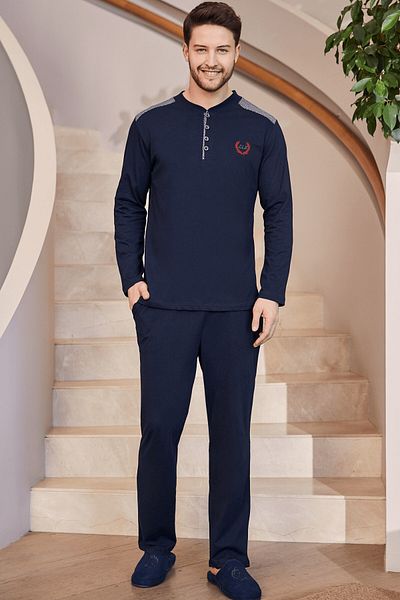 Mecit Pijama Σετ ανδρικές πιτζάμες By Mecit 2750 Plus Size