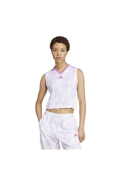 adidas Jg4113-K Adidas W Tiro Q2 Tk Women's T-Shirt Pink
