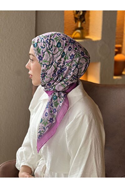 Modakaşmir Ivy Pattern Cotton Scarf