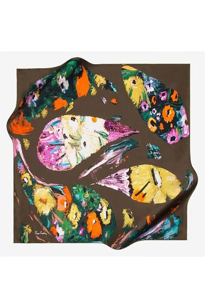 Pierre Cardin Eșarfă din mătase creponată satinată 7550230-352