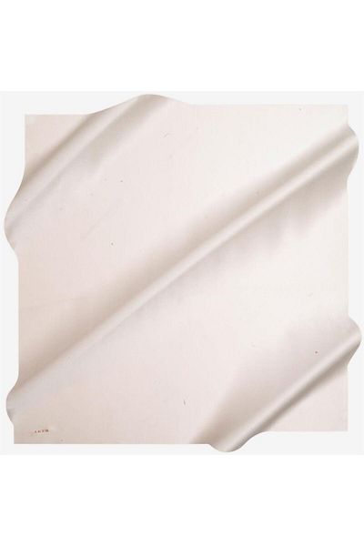 Aker Eșarfă din satin creponat din mătase spălată de culoare uni 7747758 -393