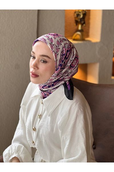Modakaşmir April Pattern Cotton Scarf