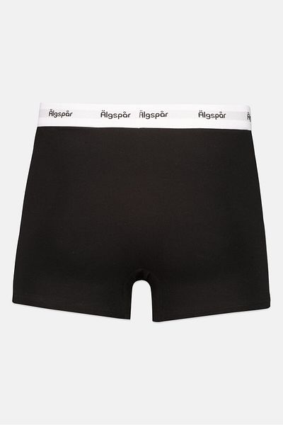 Algspar Men 2 Pieces Brand Logo Boxer, Grey/black