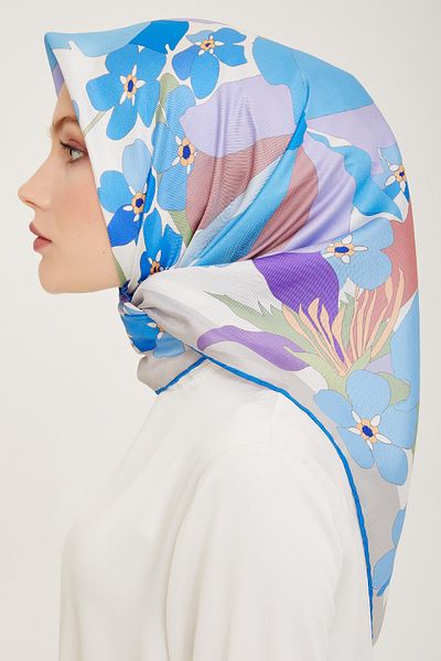 Belli Tivil Silk Scarf 4011D E24Ya 5463001 -34