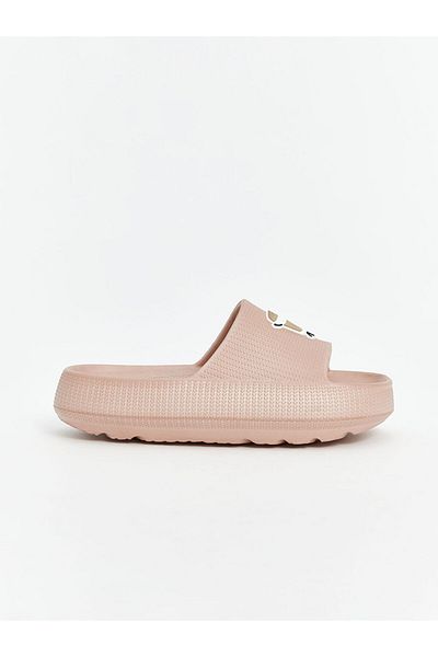 LC Waikiki 3D Detailed Printed Girls' Slippers