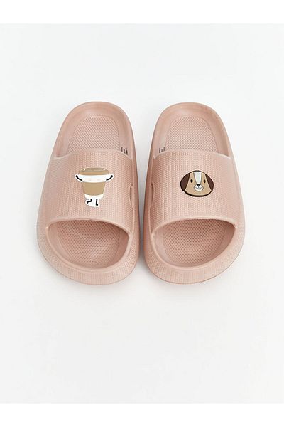 LC Waikiki 3D Detailed Printed Girls' Slippers