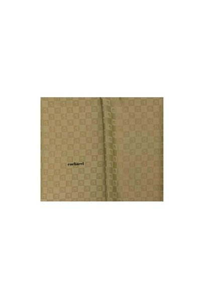 Cacharel Silk Cotton Jacquard Etol Shawl with Logo 8936983 -954