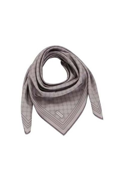 Vakko Μονόγραμμα Tivil Silk Scarf 30008898-γκρι