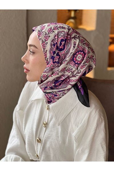 Modakaşmir April Pattern Cotton Scarf