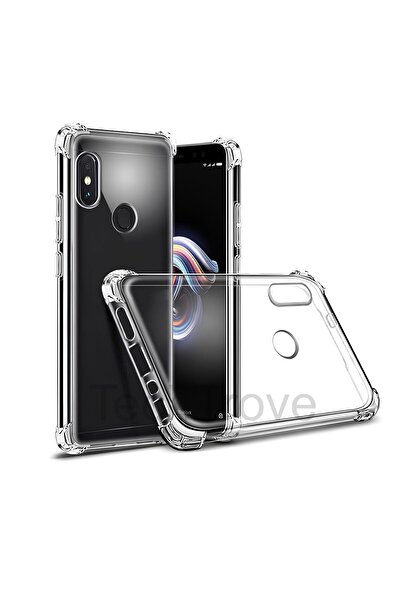 TechTrove Xiaomi Redmi Note 6 Pro Kılıf Şeffaf Ekstra Darbe Korumalı Kapak