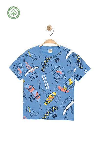 Divonette T-Shirt with Print for Boys-Children's Clothing