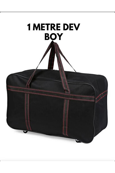 KızılkayaStore Hurç Çanta Battal Boy Hafif Tekerlekli Seyahat