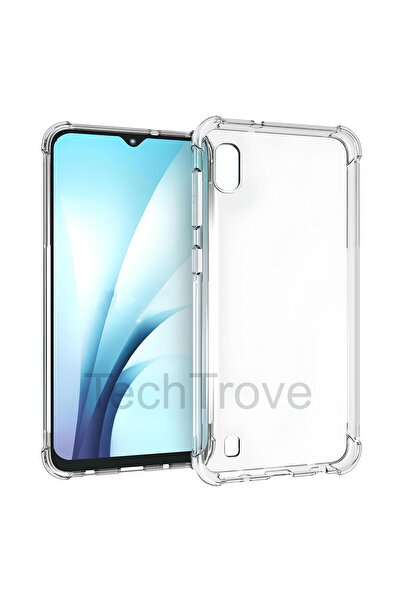 TechTrove Samsung Galaxy A10 Kılıf Şeffaf Ekstra Darbe Korumalı Kapak
