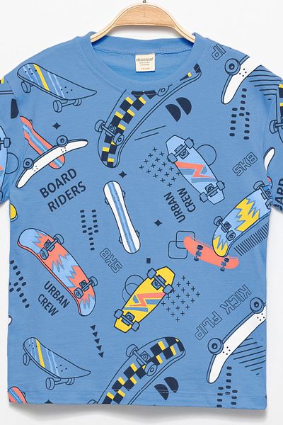 Divonette T-Shirt with Print for Boys-Children's Clothing