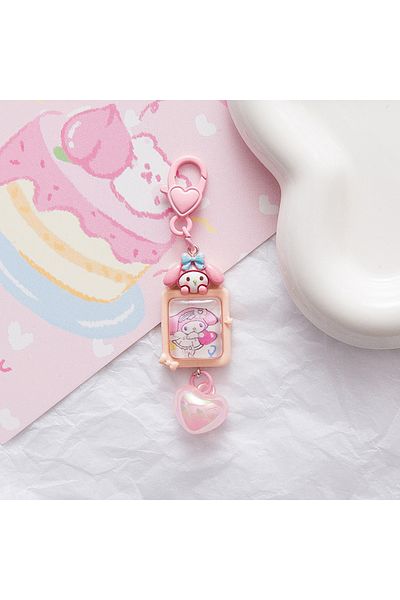 Choice my melody Hello Kitty Sanrio Keychain Cute Cinnamoroll Kuromi Keyring My Melody Keychains Children T