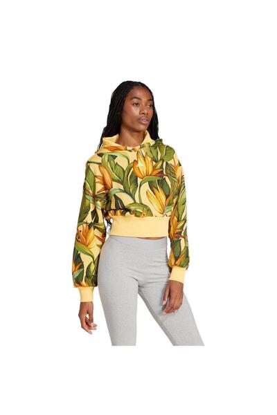 adidas Γυναικείο κίτρινο φούτερ Farm Hoodie Jd6282