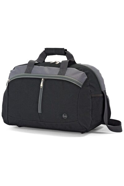 OEM Geanta de voiaj, Benzi, BZ 5506 - 46 cm, Negru