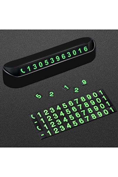 MericLine BUFFER ®   رقم هاتف عملي مضيء للسيارة، رقم تسلسلي تلقائي داخل السيا...