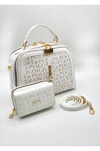 Just Polo justpolo original women's 4 compartments hand and shoulder bag and ...