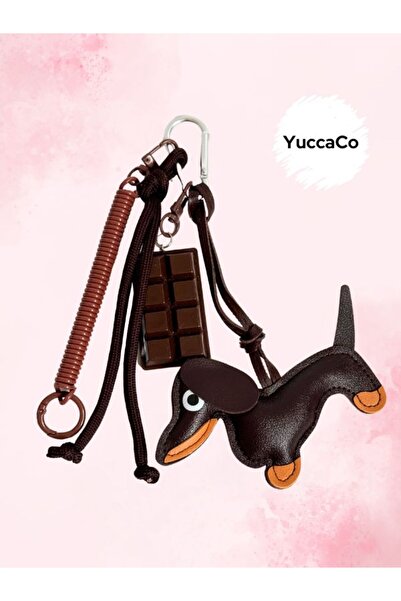 YuccaCo Accessorize Your Life Bitter Coffee Sausage Dog Bag Ornament/Extendin...