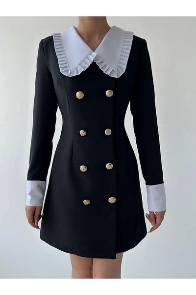MODA    Loyada Wide Collar Dress