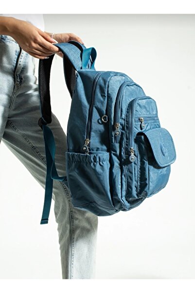 Just Polos SCHOOL BAG MEGA LARGE SIZE MULTIPLE COMPARTMENT BACKPACK WITH LEPT...