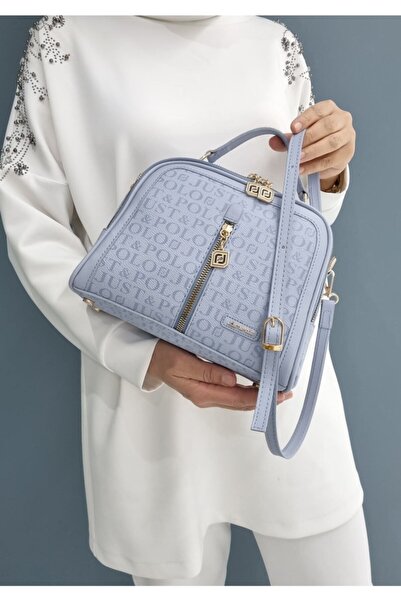 Just Polo JP Women's Blue Adjustable Long Strap Shoulder and Crossbody Bag Tm...