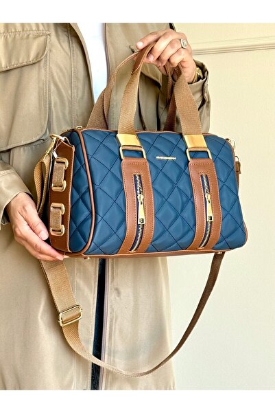 ÇANTAM GELSİN Ženska tamnoplava Prošiveno ruke i Torba za rame