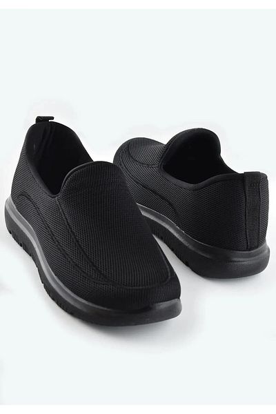 MYSSTORE Full Light Sole Men's Sports Shoes Summer Light Sole Black