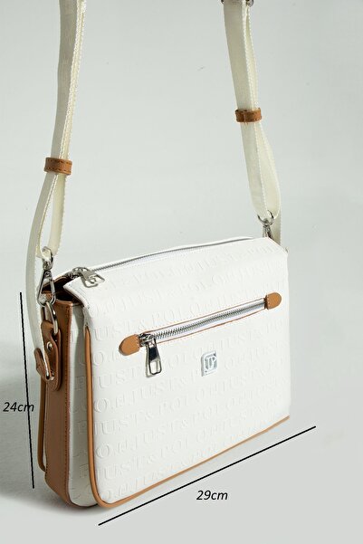 ÇANTAM GELSİN Geantă de umăr și crossbody cu 6 compartimente cu justpolo scris