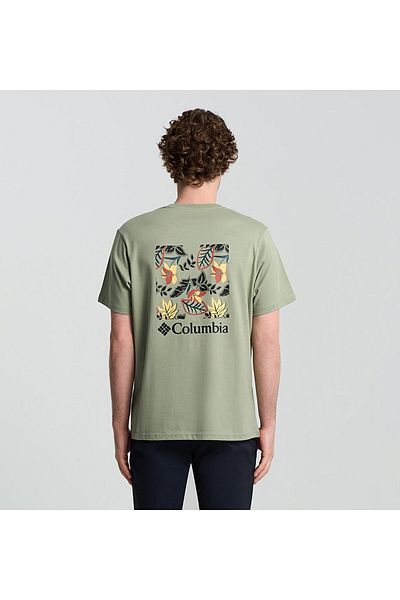 Columbia Cs0415 Csc m Comfort Pasteled Framed Ss Tee Men's T-Shirt