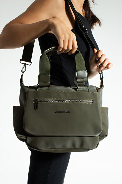 ÇANTAM GELSİN women's imported parachute waterproof 8-compartment hand and sh...