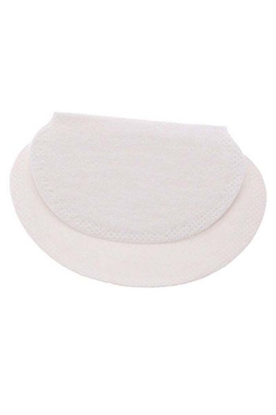 Sweat Pads 20-Piece Disposable Underarm Invisible Armpit Sweat Pad Set White 14 x 12centimeter