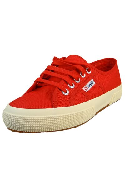 Superga Damen Low Sneaker 2750 Cotu Low Top S000010 Rot 975 Red Textil