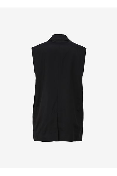Sisley Black Women's Vest 283Glj00I