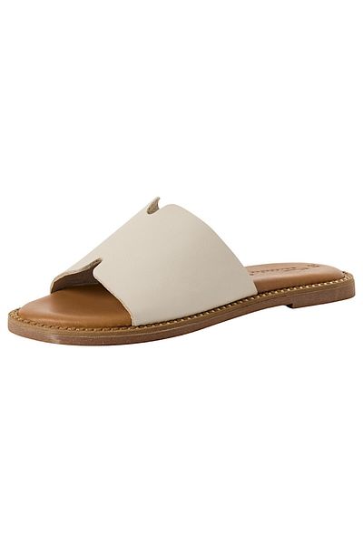 Tamaris Damen Sandalen 1-27135-42 Creme 418 Ivory Leder Mit Touch-it